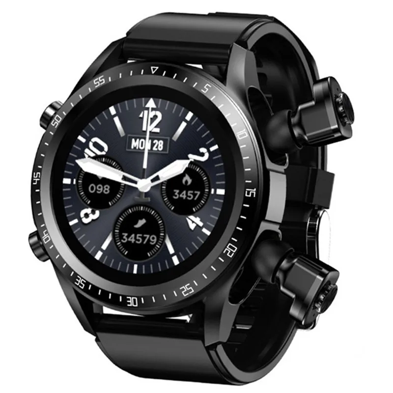 JM03 Smart Watch Men Smartwatch Tws 2 In 1 HIFI Stereo Wireless Headset Combo Bl - £125.10 GBP