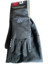 New Balance Onyx Grid Fleece Gloves And Neck tube Combo Large Black  Adult - $28.04