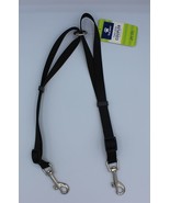 Top Paw - Two Dog Coupler Leash - Black - Medium - 14-22 IN - £7.52 GBP