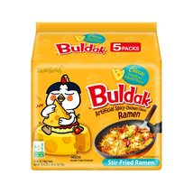 Samyang Buldak Cheese Spicy Hot Chicken Stir-Fried Noodles 4.94Oz (Pack ... - £19.15 GBP