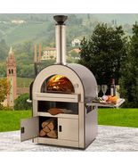 PIZZA OVEN OUTDOOR WOOD FIRED FOR OUTSIDE FORNO ITALIAN MAKER COOKER BAC... - $3,464.99