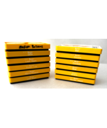 Lot of 12 Sizzix Ellison Cuttlebug Original Medium Yellow Dies Various P... - $931.02 MXN