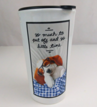 Hallmark Ashley Garcia So Much To Put Off And So Little Time Dog 6&quot; Trav... - £15.24 GBP