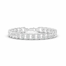 Authenticity Guarantee 
Angara Natural 2.1mm Diamond Chain Bracelet in 14K Wh... - £2,820.02 GBP