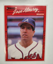 1990 Donruss Baseball Card Jose Alvarez Atlanta Braves #389 - £1.27 GBP