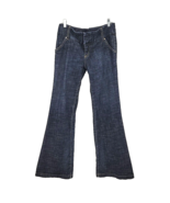Bebe Womens Jeans Size 31 Wide Leg Flare 36x34 Y2K - £17.39 GBP