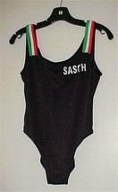 Sasch Black Italian Designer Workout Body Suit Size Medium/Euro Size 42 NEW - £7.49 GBP
