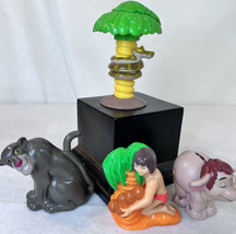 Jungle Book McDonalds Toy Lot of 4 Kaa Snake Mowgli Hathi Bagheera - £6.13 GBP