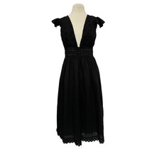 ONLY Boho Fit &amp; Flare Black Dress Size 36/S - £27.66 GBP