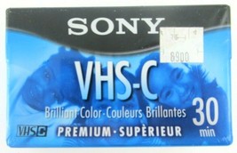 Sony VHS-C 30 minute Camcorder VideoCassette SEALED TC-30VHGL - $4.94