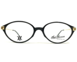 Anglo American Eyeglasses Frames MOD.7102 BLK Black Gold Oval 54-17-135 - $186.08