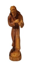 Wood Statue Figure Jesus Hand Carved 8&quot; - £19.44 GBP