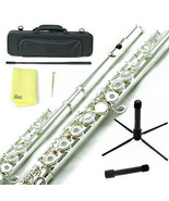 Sky Silver Plated Open Hole C Flute w Case, Stand, Cleaning Rod, Cloth a... - £113.56 GBP