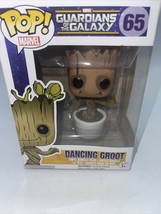 Funko Pop Guardians of the Galaxy #65 Dancing Groot Vinyl Bobblehead Marvel - £8.65 GBP