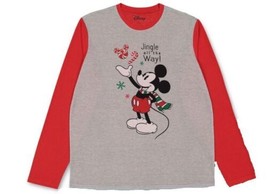 Briefly Stated Mens Mickey Mouse Family Pajama Top Only,1-Piece,Assorted Size S - £23.23 GBP