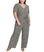 MSRP $139 1.state Plus Size Printed Belted Jumpsuit Green Size 2X - $45.70 CAD