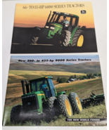 Lot of 2 -  1996 JOHN DEERE TRACTOR BROCHURES 6000 9000 SERIES - $24.74