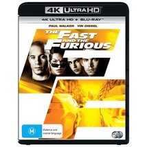 The Fast and the Furious 4K UHD Blu-ray / Blu-ray | Vin Diesel | Region Free - $25.46