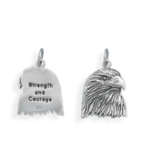 Strength and Courage Sterling Silver Eagle Pendant - £37.77 GBP