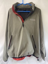 Nautica Competition Fleece Pullover Sweater Gray Size M Hooded - £22.50 GBP