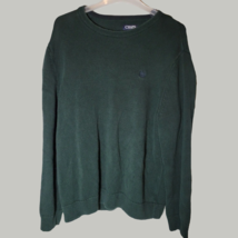 Chaps Sweater Mens 2XL Sweatshirt Green Long Sleeve - £10.72 GBP