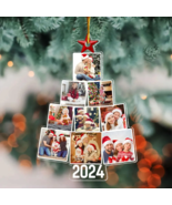 Custom Family Christmas Tree Ornament, Acrylic Ornament, Family Photo Or... - $10.99+