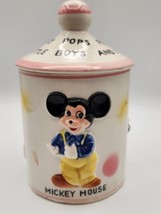 Rare 1961 Cookie Jar MICKEY MOUSE LOLLY POPS Donald Duck BRECHNER Pink T... - £47.11 GBP