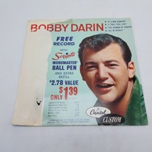 45 7&quot; Ep Bobby Darin, W/COVER 1962 Scripto Pen Promo Nm Record Vg Sleeve - £7.82 GBP