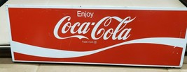  VINTAGE  Enjoy Coca Cola 6 Pack Case Display Metal  Sign Display  - £138.21 GBP