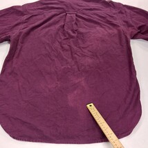 Eddie Bauer Men's Red Heavyweight Cotton Long Sleeve Shirt Size Large image 3