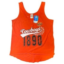 Cowboys 1890 Burnout Orange Tank Top Oklahoma State University Size Larg... - £16.81 GBP