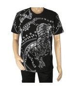 Mens PLATINI Sports Shirt With Rhine Stones Lion Chain STT8022 Black Lion - €34,62 EUR Mens PLATINI Sports Shirt With Rhine Stones Lion Chain STT8022 Black Lion - €34,62 EUR