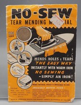 No Sew Tear Mending Material Packaging Advertising - £24.04 GBP