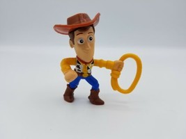 Disney Pixar Toy Story 4 Sheriff Woody McDonald&#39;s Figurine 3&quot; Cake Topper - £6.68 GBP