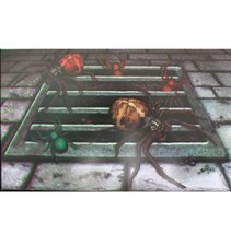 Creepy SCARY SPIDER DUNGEON SEWER DRAIN Window Cling Halloween Horror De... - £2.32 GBP