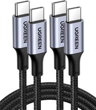 USB C to USB C Cable 100W 2 Pack USB C Charger Cable for 15 15 Plus 15 P... - £24.61 GBP