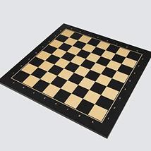 LaModaHome Star Mega Size Black Unscratchable Polished Chess Board for Adults an - £51.19 GBP