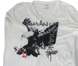 A/X Armani Exchange Eagle T-Shirt Size Slim Fit Small Logo - £12.31 GBP