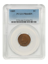 1889 1C PCGS PR66BN - £640.94 GBP