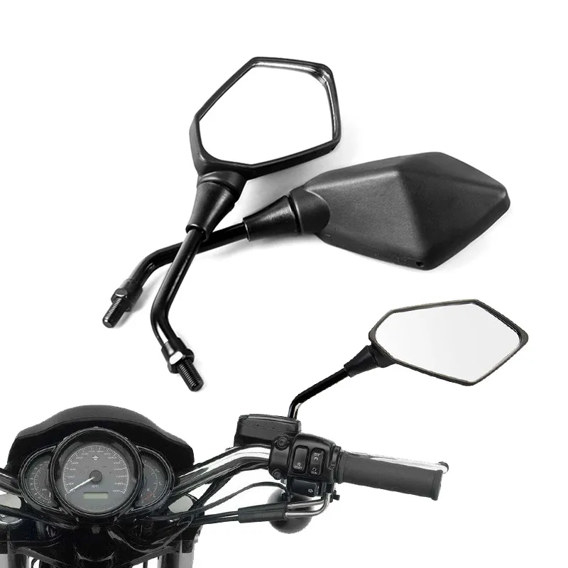 2Pcs/Pair Universial 8mm 10mm Motorcycle Mirror Scooter E-Bike Rearview Mirrors - £17.89 GBP+