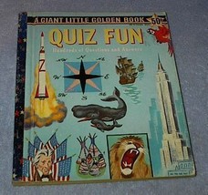 Quiz Fun #5024 Giant Little Golden Book 1959 A printing - £7.80 GBP