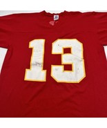 Vintage Kansas City Chiefs Football T Shirt XL Steve Bono #13 Jersey Log... - £22.03 GBP