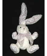 Dan Dee Collectors Choice White Purple Bunny Dan Dee Rabbit 12&quot; Easter B... - £7.83 GBP