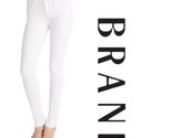 J Brand Women&#39;s White High-Rise Stretch Skinny Jeans Denim Pants Size 28 - $84.05