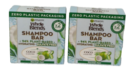 2 x Garnier Whole Blends Shampoo Bar Coco Aloe Vera Plant Based Normal Hair - $18.00