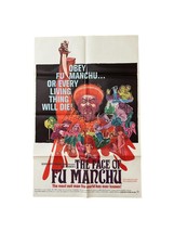 The Face of Fu Manchu Original UK Quad Film Movie Poster. Christopher Lee - £493.35 GBP