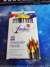 Strokes Watercolor Pencils 48 Piece Set New - £10.32 GBP