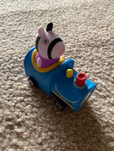 World Of Peppa Pig Mini Buggy Zoe Zebra Train Jazwares 4&quot; - £6.14 GBP