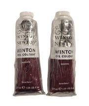 Winsor &amp; Newton Winton Oil Colour Magenta Paint Series 1 37ml 1.25 oz x 2 Tubes  - £12.58 GBP