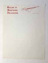 TWA  Airlines Sales &amp; Services Training St. Louis Letterhead 11&quot;x8.5&quot; PB202 - £10.15 GBP